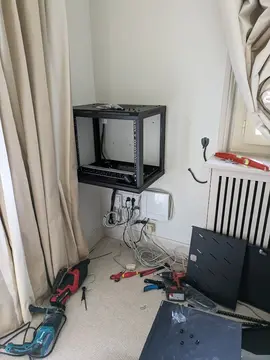 Installation baie technique